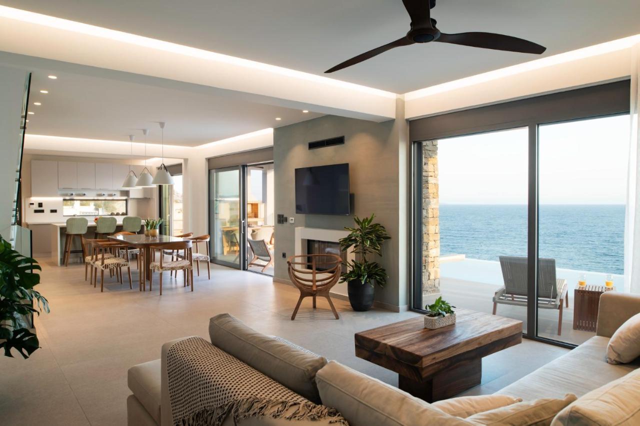 Rozites Luxury Beachfront Villa, By Hellocrete Kerames Екстериор снимка